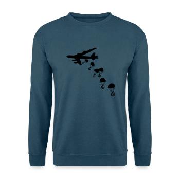 Peace B52-Bomber - Unisex Pullover - Indigoblau - Vorne