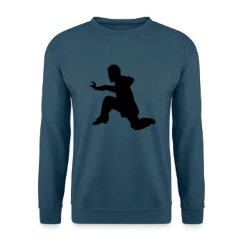 kung fu - Unisex Pullover - Indigoblau - Vorne