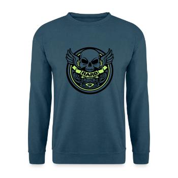 hardRock oldschool - Unisex Pullover - Indigoblau - Vorne