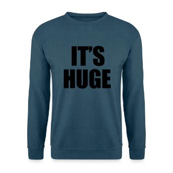 Huge - Unisex Pullover - Indigoblau - Vorne