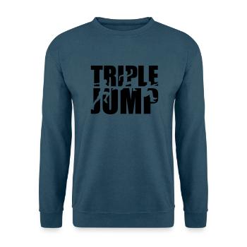 Dreisprung - Unisex Pullover - Indigoblau - Vorne