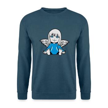 Engel mädchen süss - Unisex Pullover - Indigoblau - Vorne