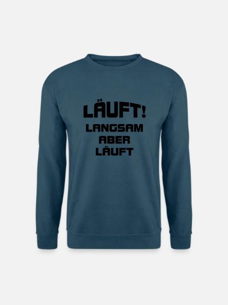 Läuft langsam - Unisex Pullover - Indigoblau
