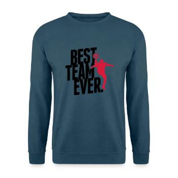 Best team ever - fußball - soccer-Fussball Spiel - Unisex Pullover - Indigoblau - Vorne