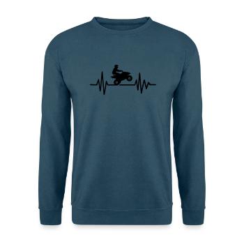 Quad - Unisex Pullover - Indigoblau - Vorne