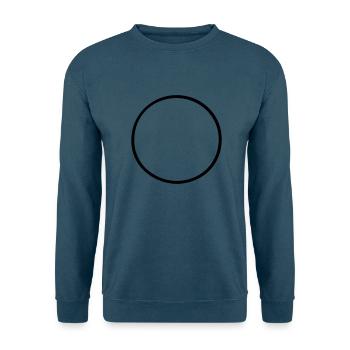 Runder Kreis 1 dünn - Unisex Pullover - Indigoblau - Vorne