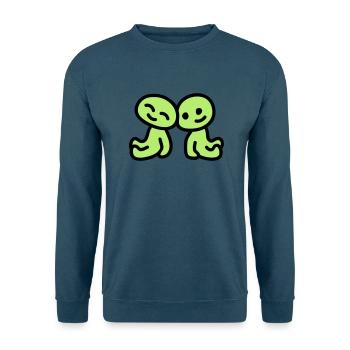 Freundschaft - verliebt - Unisex Pullover - Indigoblau - Vorne