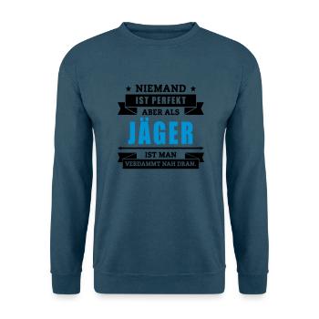 Funshirt Jäger - Unisex Pullover - Indigoblau - Vorne