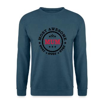 Beste Mutter ever Mutti Muttertag Mama Danke - Unisex Pullover - Indigoblau - Vorne
