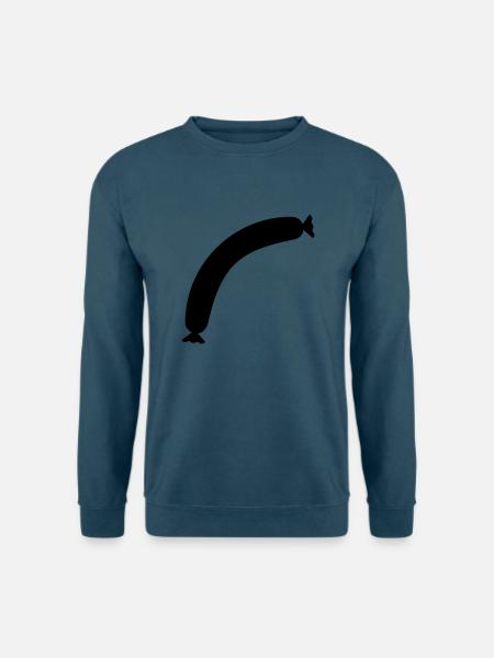 Wurst - Grillen - Unisex Pullover - Indigoblau