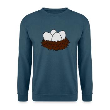 nest - Unisex Pullover - Indigoblau - Vorne
