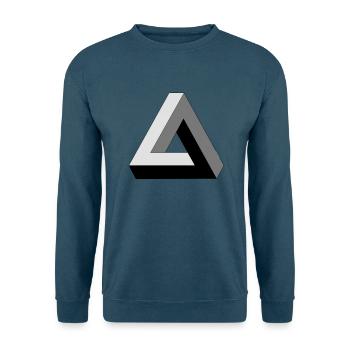 Penrose Dreieck - Unisex Pullover - Indigoblau - Vorne
