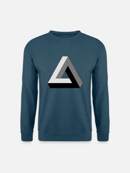 Penrose Dreieck - Unisex Pullover - Indigoblau