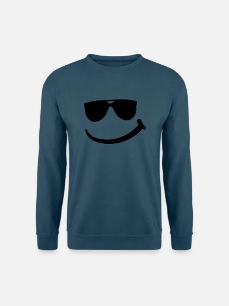 cool_smily_f1 - Unisex Pullover - Indigoblau