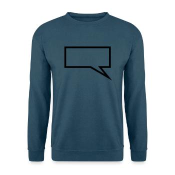 sprechblase - Unisex Pullover - Indigoblau - Vorne