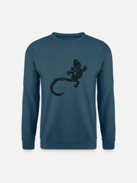 Ethno Gekko - Unisex Pullover - Indigoblau