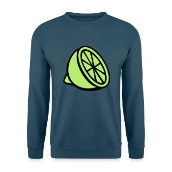 Limette - Unisex Pullover - Indigoblau - Vorne