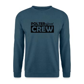polter crew official - Unisex Pullover - Indigoblau - Vorne