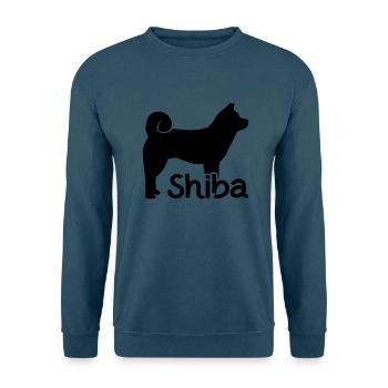 Shiba Inu - Unisex Pullover - Indigoblau - Vorne