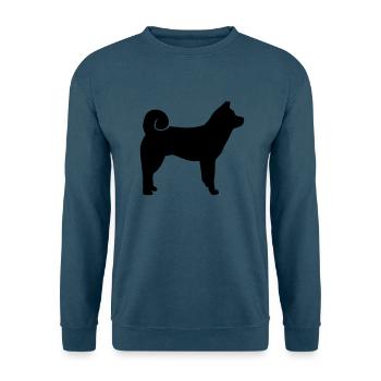 Shiba Inu - Unisex Pullover - Indigoblau - Vorne