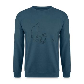 denmark,dänemark - Unisex Pullover - Indigoblau - Vorne