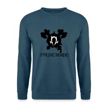 Für die Horde! - Unisex Pullover - Indigoblau - Vorne