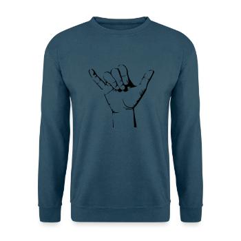 Shaka - Unisex Pullover - Indigoblau - Vorne