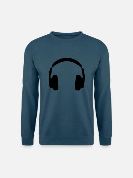headphones - Unisex Pullover - Indigoblau