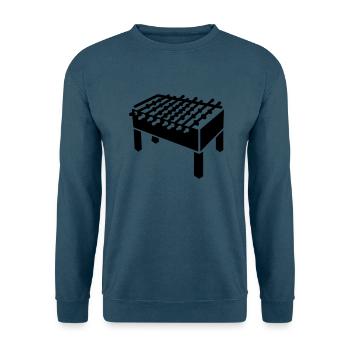 Kicker - line - Unisex Pullover - Indigoblau - Vorne