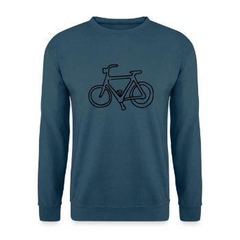 Fahrrad,Rad,Sommer,Zyklus,Fahrt,Spaß,Pedal,Ausflug - Unisex Pullover - Indigoblau - Vorne
