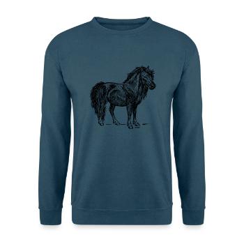 horse404 - Unisex Pullover - Indigoblau - Vorne