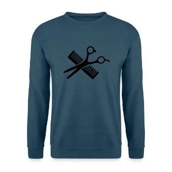 Frisör - Unisex Pullover - Indigoblau - Vorne
