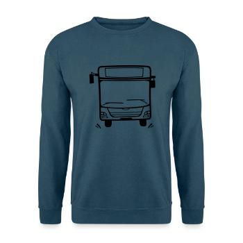 Linienbus ohne Text - Unisex Pullover - Indigoblau - Vorne