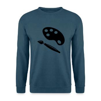 Painting Set - Unisex Pullover - Indigoblau - Vorne