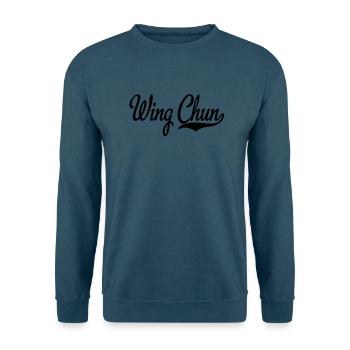 Wing Chun - Unisex Pullover - Indigoblau - Vorne