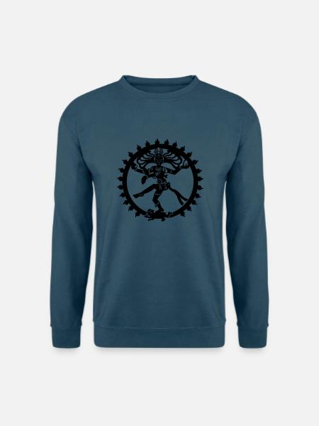 Shiva Zen Indien Gott des Tanzes Yoga Zen - Unisex Pullover - Indigoblau