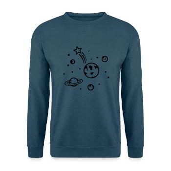 universe - Unisex Pullover - Indigoblau - Vorne