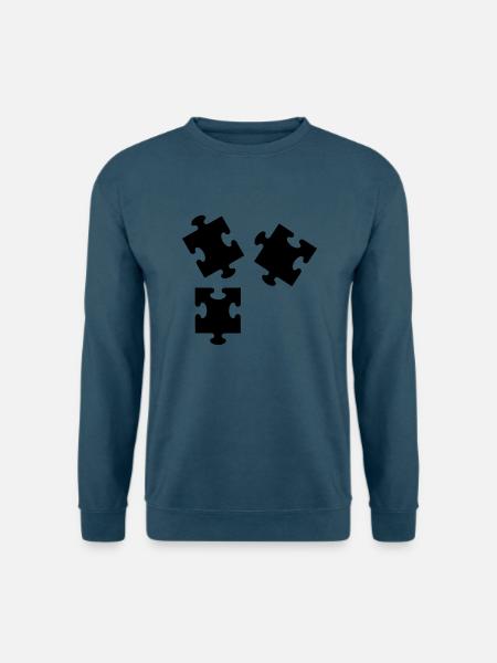 Puzzle - Unisex Pullover - Indigoblau