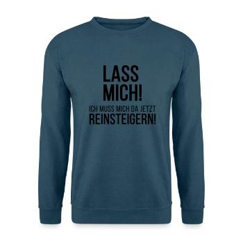 Lass Mich! - Unisex Pullover - Indigoblau - Vorne