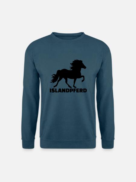 Islandpferd - Unisex Pullover - Indigoblau
