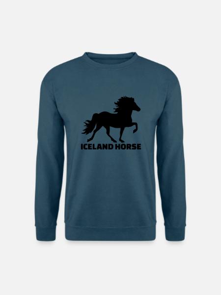 Islandpferd - Unisex Pullover - Indigoblau