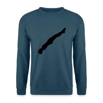 Trampolin - Unisex Pullover - Indigoblau - Vorne