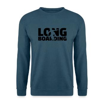 Longboard - Unisex Pullover - Indigoblau - Vorne