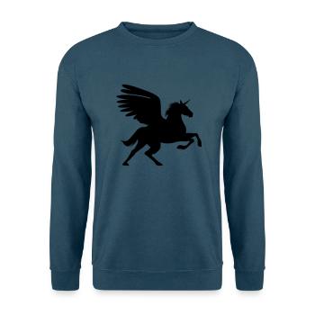 pegasus - Unisex Pullover - Indigoblau - Vorne