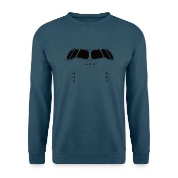 Waschbär - Unisex Pullover - Indigoblau - Vorne