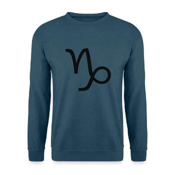 capricorn / steinbock - Unisex Pullover - Indigoblau - Vorne