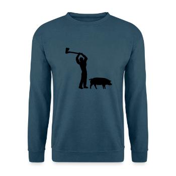 h1n1 metzger - Unisex Pullover - Indigoblau - Vorne