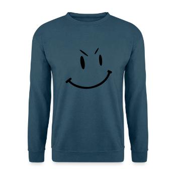 smily - Unisex Pullover - Indigoblau - Vorne