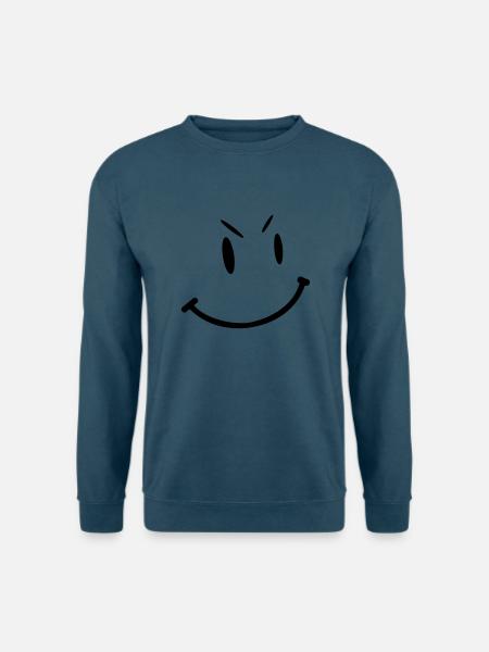 smily - Unisex Pullover - Indigoblau