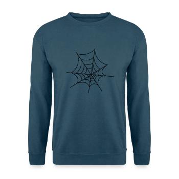 Spinnennetz - Unisex Pullover - Indigoblau - Vorne